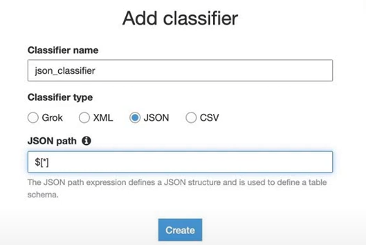 AWS Glue Custom Classifier